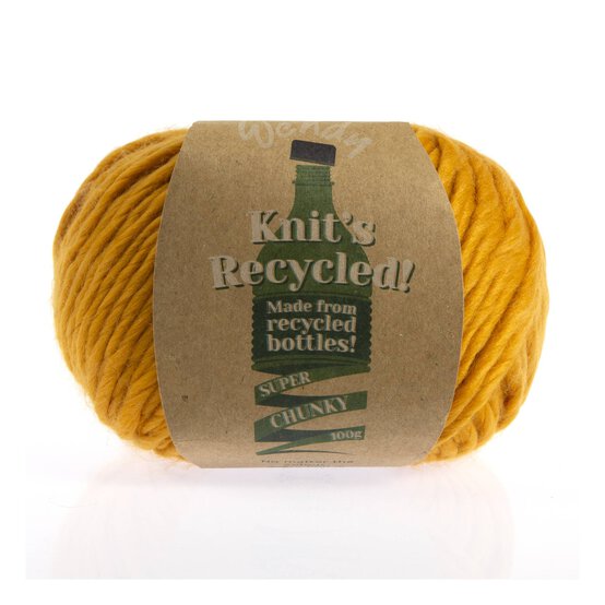 Wendy Mustard Knit&rsquo;s Recycled Yarn 100g image number 1
