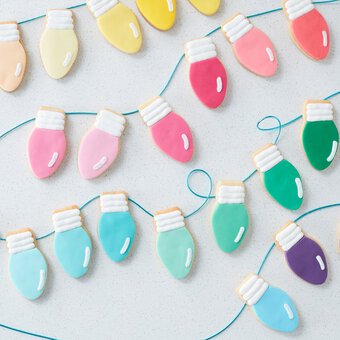 How to Make Christmas Lightbulb Cookies