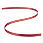Poppy Red Double-Faced Satin Ribbon 6mm x 5m image number 2