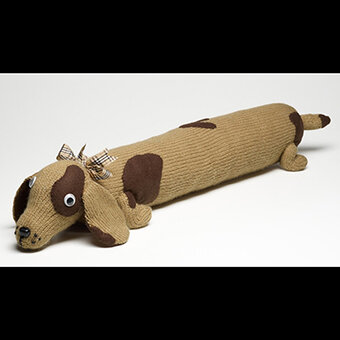 How to Knit a Dog Draught Excluder