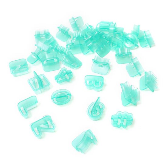 Alphabet and Number Icing Cutter Set 40 Pieces image number 1