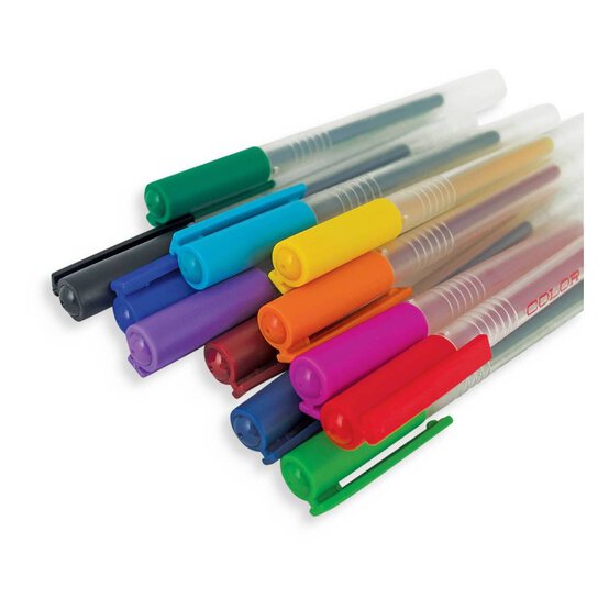 Color Luxe Coloured Gel Pens 12 Pack image number 2