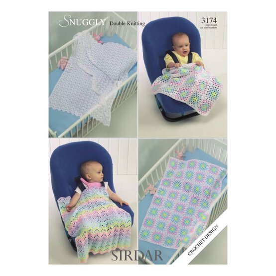 Sirdar Snuggly DK Blankets Digital Pattern 3174 image number 1