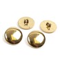 Hemline Gold Metal Blazer Button 4 Pack image number 1