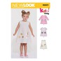 New Look Child&rsquo;s Dress Sewing Pattern N6611 image number 1