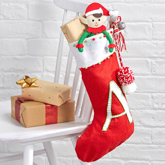 How to Make a Personalised Pom Pom Stocking