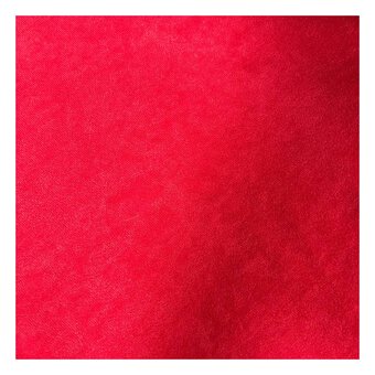 Red Suedette Fabric by the Metre