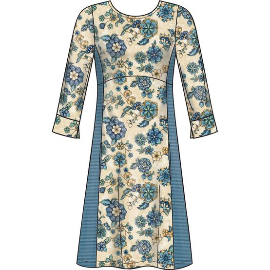 New Look Women&rsquo;s Knit Dress Sewing Pattern N6632 image number 4