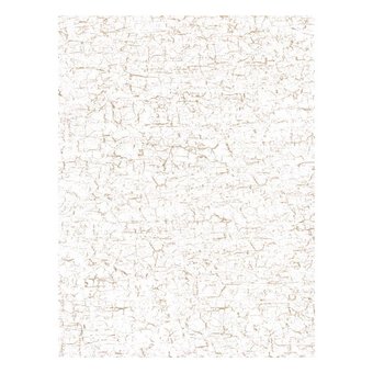 Decopatch Gold and White Crackle Paper 3 Sheets