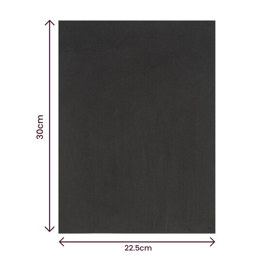 Black Self-Adhesive EVA Foam Sheet 22.5 x 30cm image number 5