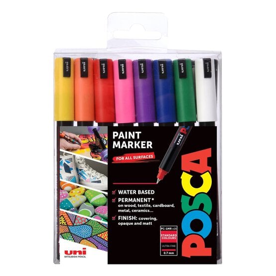 Uni-ball Posca PC-1MR Marker Pens 16 Pack image number 1