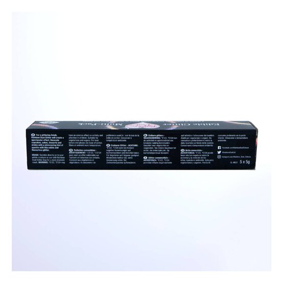 Rainbow Dust Edible Glitter 25g 5 Pack image number 2