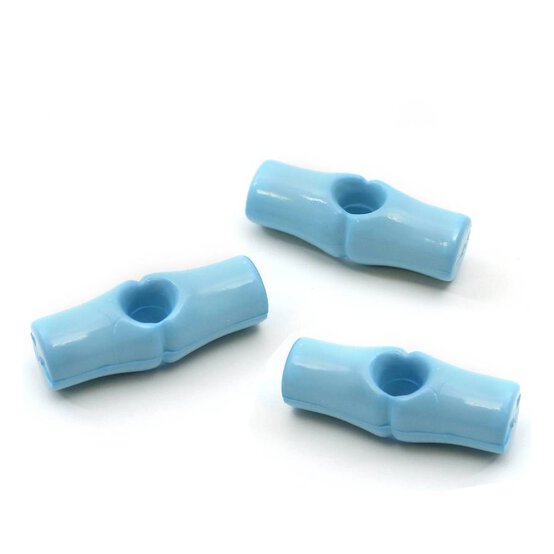 Hemline Blue Basic Toggle Button 3 Pack image number 1