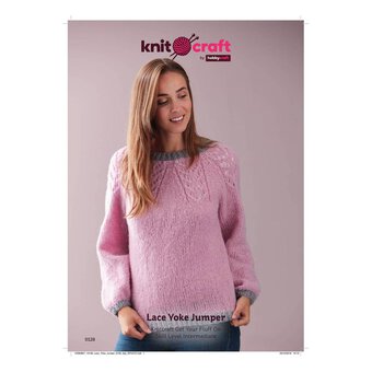 Knitcraft Lace Yoke Jumper Digital Pattern 0128