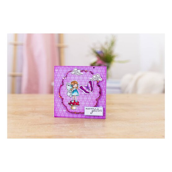 Gemini Box Filled with Glitter Stamp and Die Set 27 Pieces image number 2