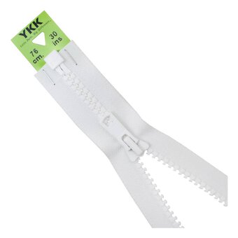 YKK Heavy Weight Open End Zip 76cm Black