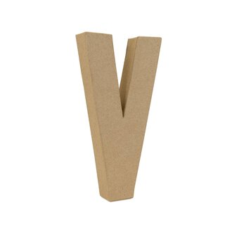 Mache Letter V 20cm