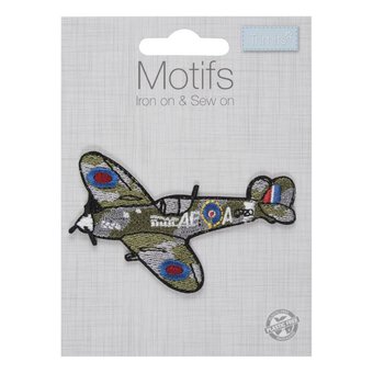 Trimits Fighter Plane Iron-On Patch