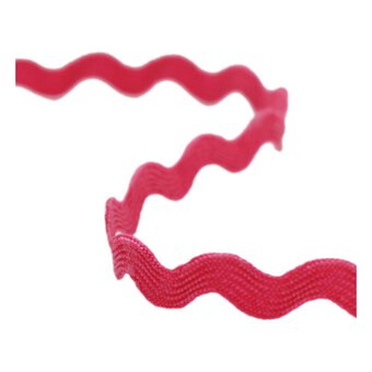Hot Pink Ric Rac Ribbon 6mm x 4m