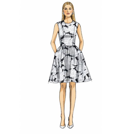 Vogue Dress and Jumpsuit Sewing Pattern V9075 (6-14) image number 3