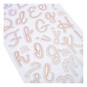 Rainbow Alphabet Chipboard Stickers 81 Pieces image number 2