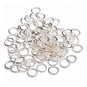 Beads Unlimited Silver Plated Jump Rings 8mm 100 Pack image number 1