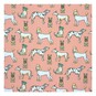 Pink Dog Polycotton Fabric by the Metre image number 2