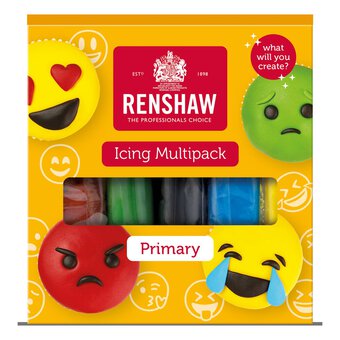 Renshaw Ready To Roll Primary Colours Icing