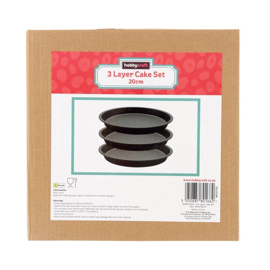 Layer Cake Tin Set 20cm 3 Pieces image number 4