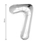 Extra Large Silver Foil Number 7 Balloon image number 2
