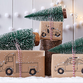How to Make Novelty Car Gift Wrap