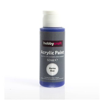 Marine Blue Acrylic Craft Paint 60ml