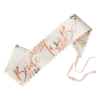Ginger Ray Floral Hen Bride To Be Sash