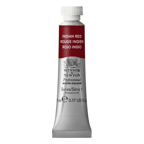 Winsor & Newton Indian Red Professional Watercolour Tube 5ml image number 1
