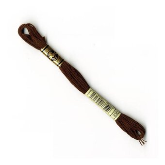 DMC Brown Mouline Special 25 Cotton Thread 8m (938)