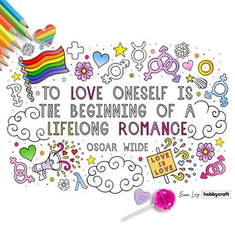 2 FREE Downloadable Pride Colouring Sheets