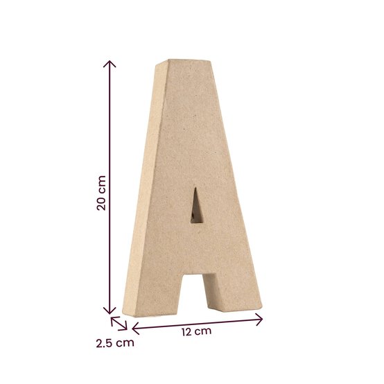 Mache Letter A 20cm image number 4