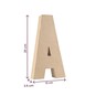 Mache Letter A 20cm image number 4