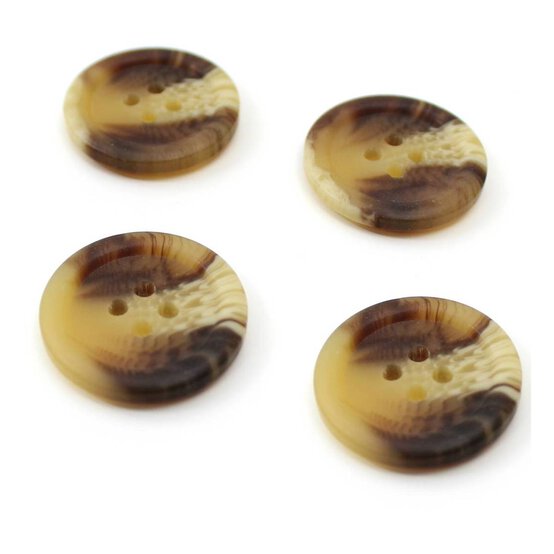 Hemline Assorted Basic Knitwear Button 4 Pack image number 1