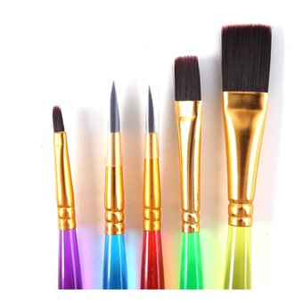 Coloured Brushes 5 Pack