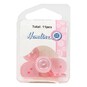 Hemline Pink Basic Cut Edge Button 11 Pack image number 2