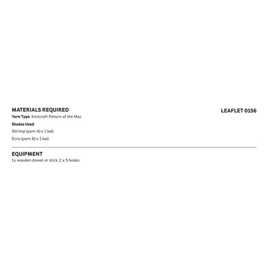 Knitcraft Macram&eacute; Wall Hanging Pattern 0156 image number 2