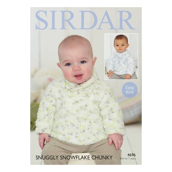 Sirdar Snuggly Snowflake Chunky Jumpers Digital Pattern 4696 image number 1