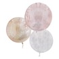 Ginger Ray Metallic Glitter Orb Balloons 3 Pack image number 1