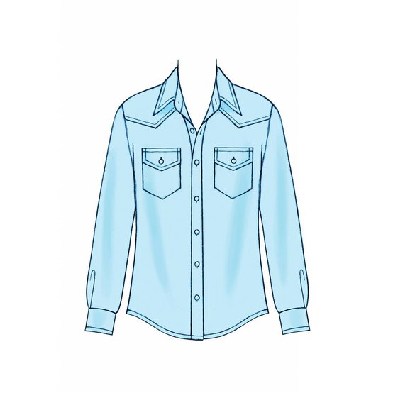 McCall&rsquo;s Men&rsquo;s Shirts Sewing Pattern M6044 (XL-XXXL) image number 3