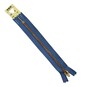 YKK Jeans Blue Brass Jeans Zip 15cm image number 2