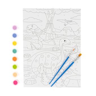 Dinosaur Paint by Numbers