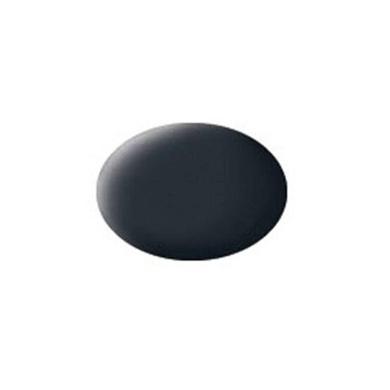 Revell Anthracite Grey Matt Aqua Colour Acrylic Paint 18ml (109) image number 1