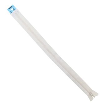 YKK Ivory Nylon Open End Zip 46cm