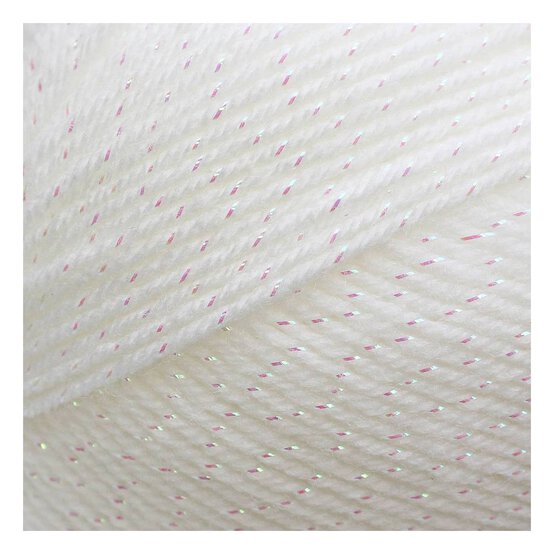 White Baby Brilliance DK Yarn 100g image number 2